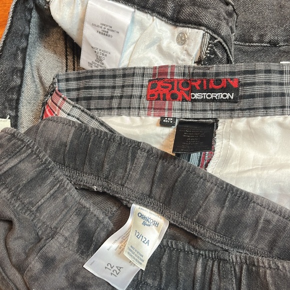 Levis Checkered Flag Osh Kosh Distortion Short 3 Piece Lot - Picture 5 of 8